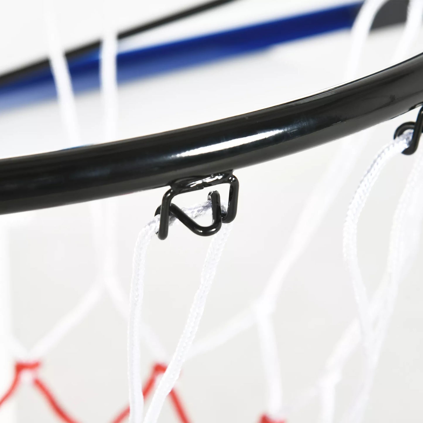 Krepšinio lankas, universalus sieninis laikiklis, atsparus plyšimui tinklas, nerūdijančio plieno rėmas, 113 x 61 x 73 cm