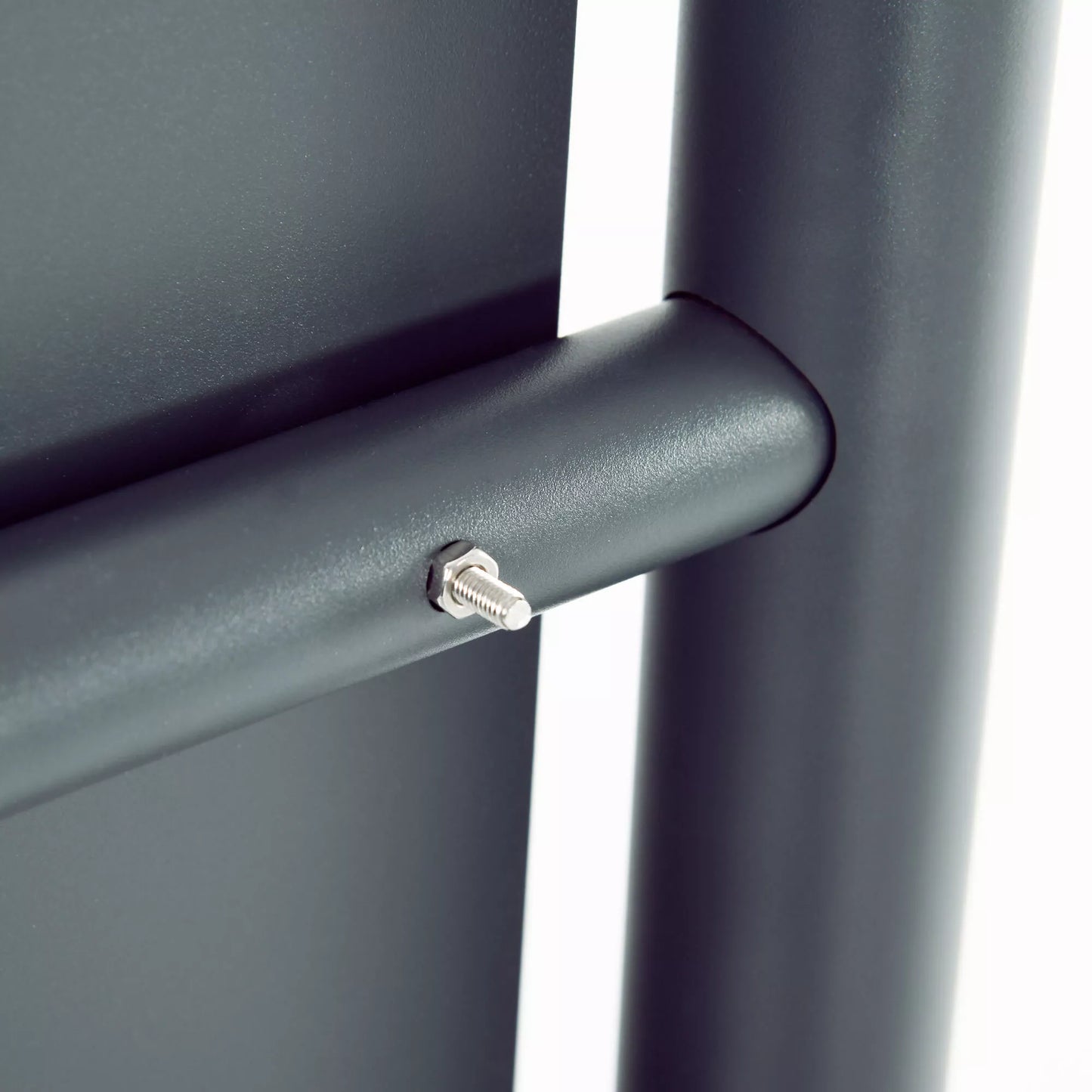 Pašto dėžutė, užraktas, pastatoma pašto dėžutė, 2 raktai, plienas, 44 cm x 15 cm x 114 cm, Pilka