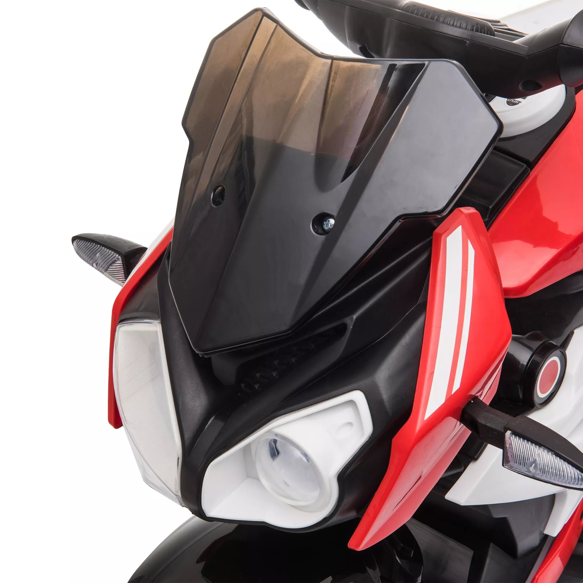 Elektrinis motociklas vaikams 3–5 metų, 25 kg, raudonas/juodas