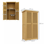 Spintelės matmenų schema: aukštis 160 cm, plotis 87 cm, gylis 46,5 cm