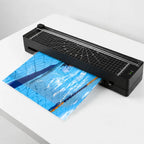 Laminatorius A4, karšto ir šalto laminavimo, 15 × 48 × 11 cm, juodas