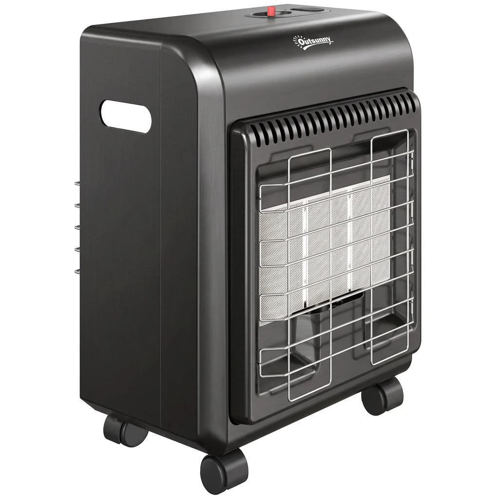 Lauko dujinis šildytuvas, 1,5–4,2 kW, su ratukais, 3 galios lygiai