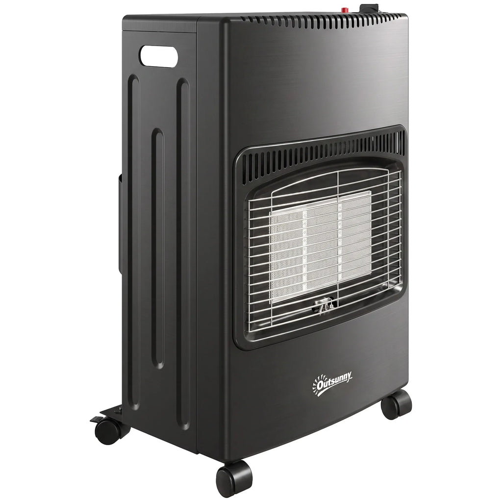 Lauko dujinis šildytuvas, 1,5–4,2 kW, sulankstomas, su ratukais