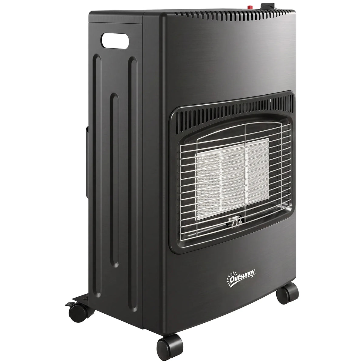 Lauko dujinis šildytuvas, 1,5–4,2 kW, sulankstomas, su ratukais