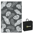 Lauko kilimas dvispusis plastikinis 182x274cm pilkas