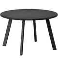 Lauko stalas apvalus 70 cm juodas