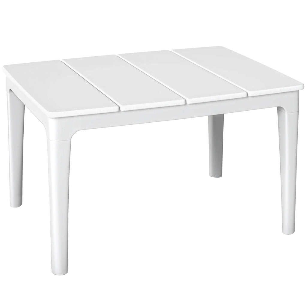 Lauko staliukas 70x53 cm, atsparus oro sąlygoms, kreminės spalvos