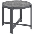 Lauko staliukas apvalus, iki 50 kg, pilkas