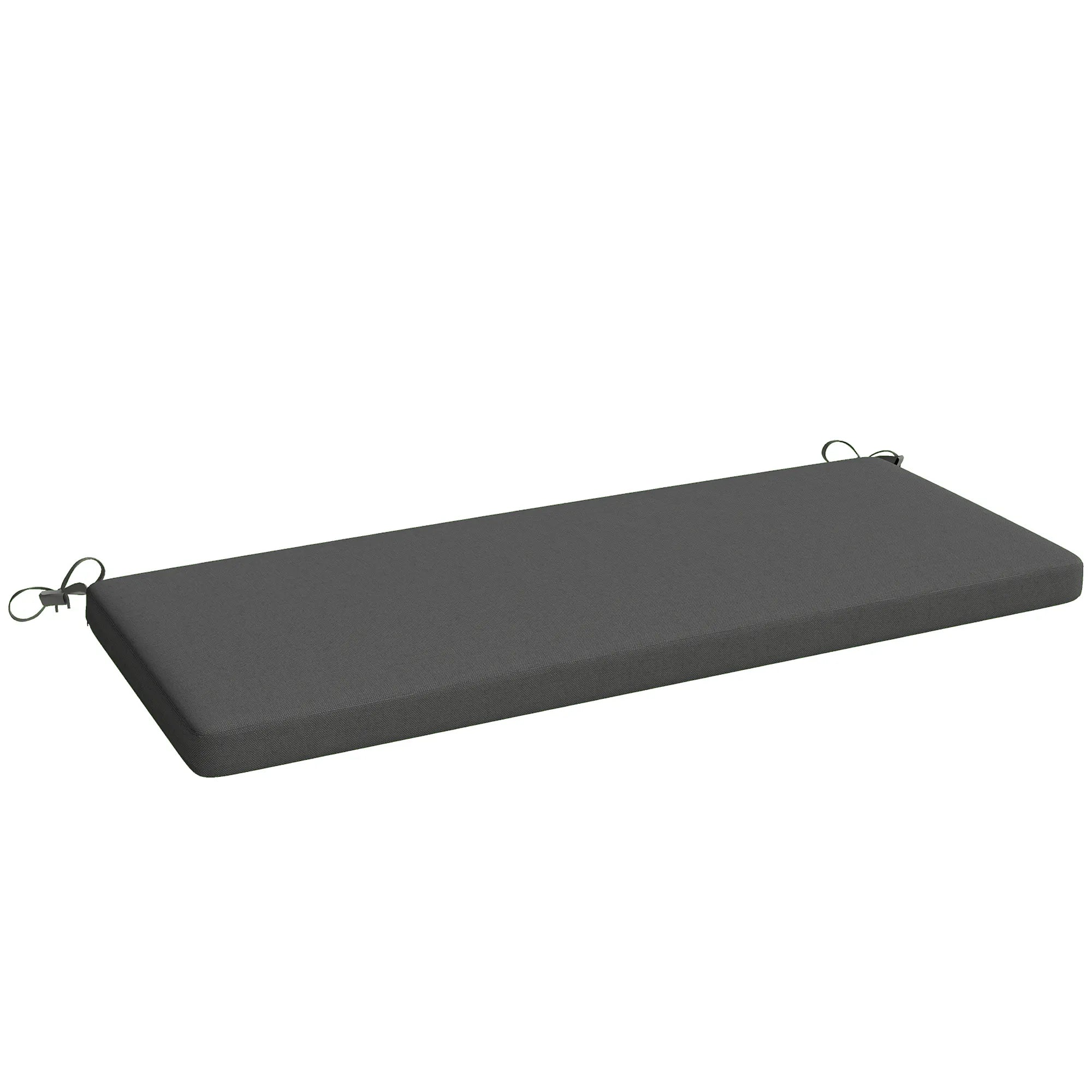 Lauko suoliuko pagalvėlė 110 x 46 cm, vandeniui atspari, tamsiai pilka