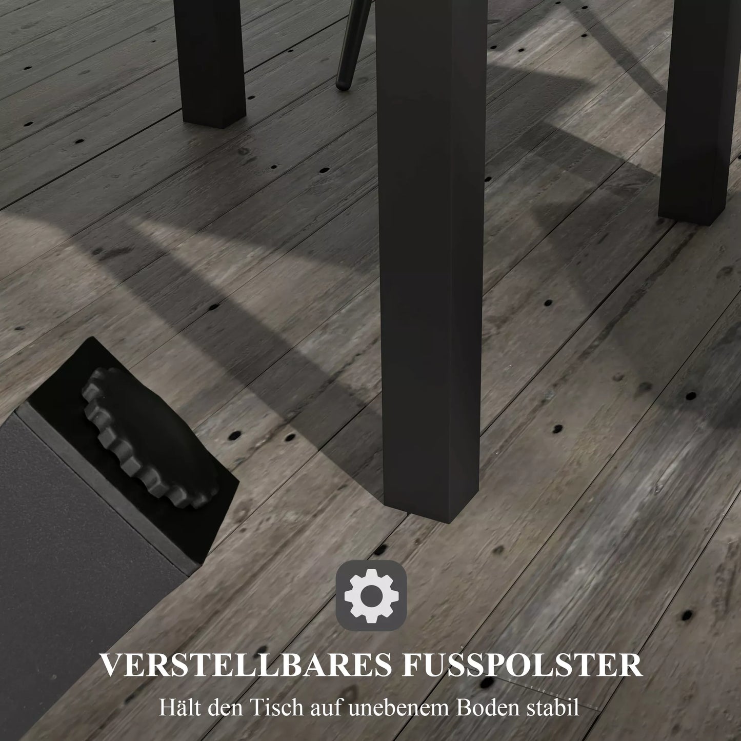 Sodo stalas Lauko stalas, atsparus atmosferos poveikiui, 162 x 80 x 75 cm, geltonas