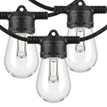 LED lauko girlianda RGBW su nuotolinio valdymo pultu 16,8 m juoda