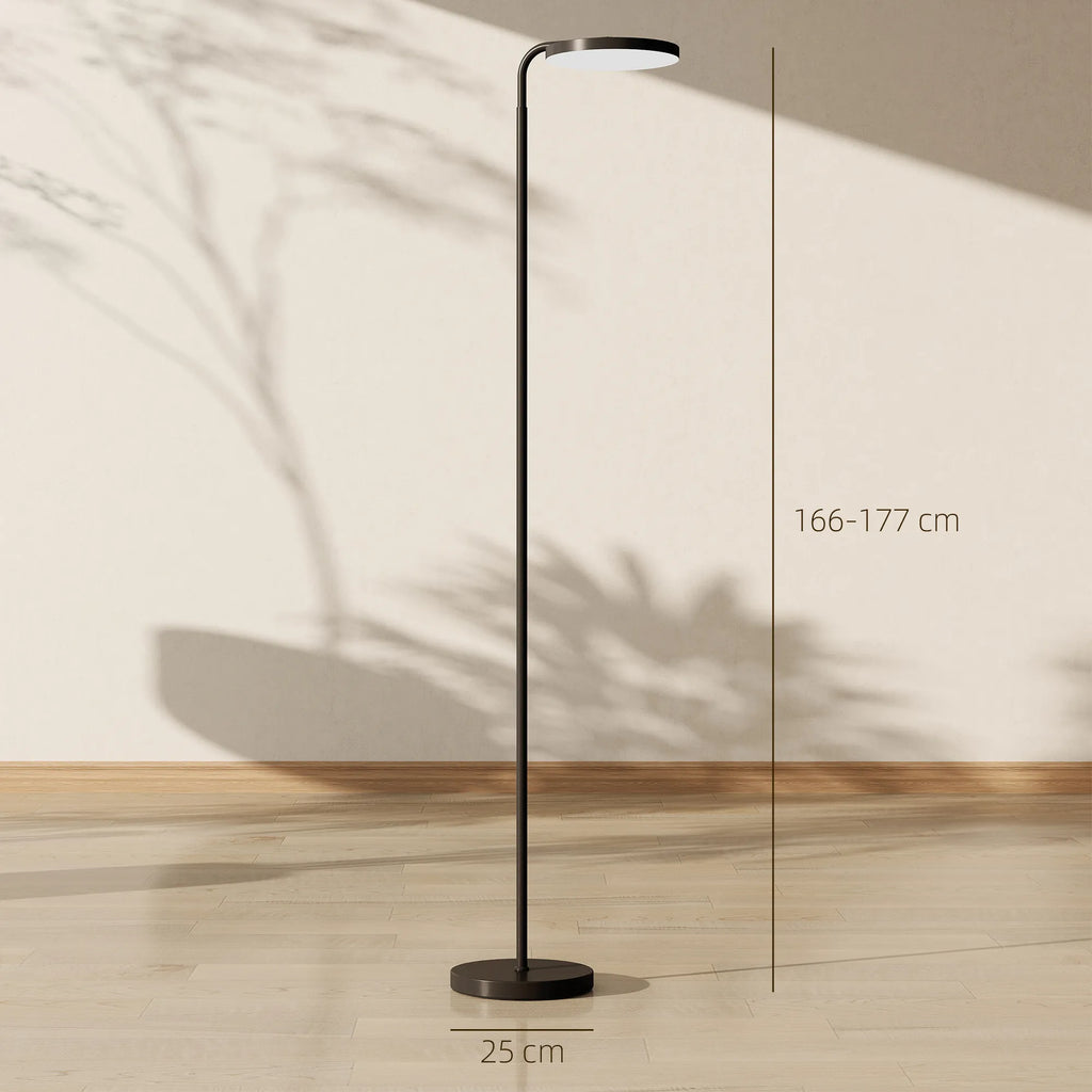 LED toršeras su magnetiniu nuotolinio valdymo pulteliu, juodas