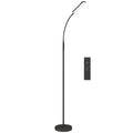 LED toršeras su šviesos reguliavimu, 175 cm, juodas