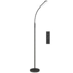 LED toršeras su šviesos reguliavimu, 175 cm, juodas