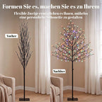 LED vyšnių žiedų medis, 150 cm, 160 LED, 20 lanksčių šakelių, Kalėdų dekoracija