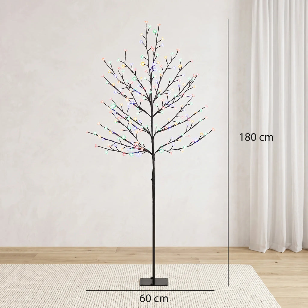 LED vyšnių žiedų medis, 180 cm, su 200 LED lempučių