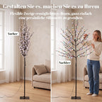 LED vyšnių žiedų medis, 180 cm, su 200 LED lempučių