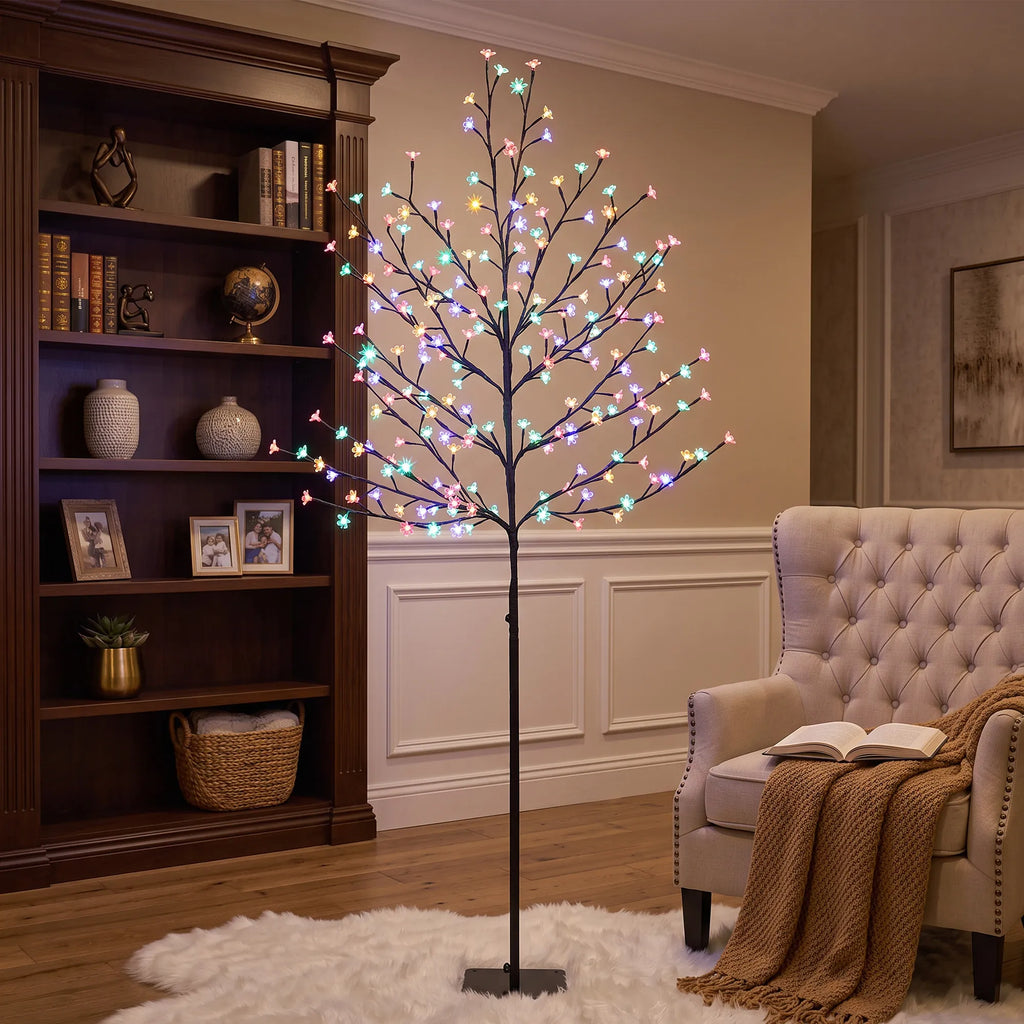 LED vyšnių žiedų medis, 180 cm, su 200 LED lempučių