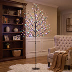 LED vyšnių žiedų medis, 180 cm, su 200 LED lempučių
