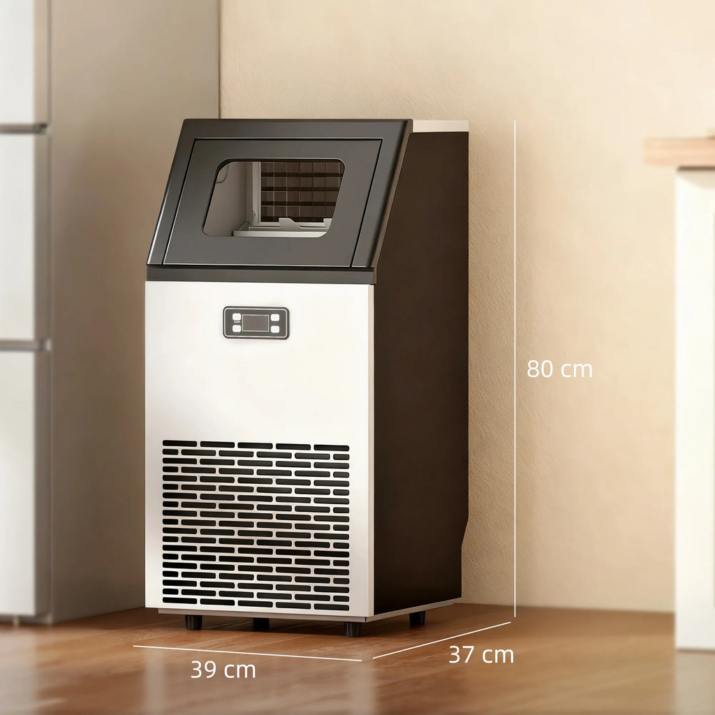 Ledo generatorius 45 kg/24h nerūdijančio plieno su LCD ekranu