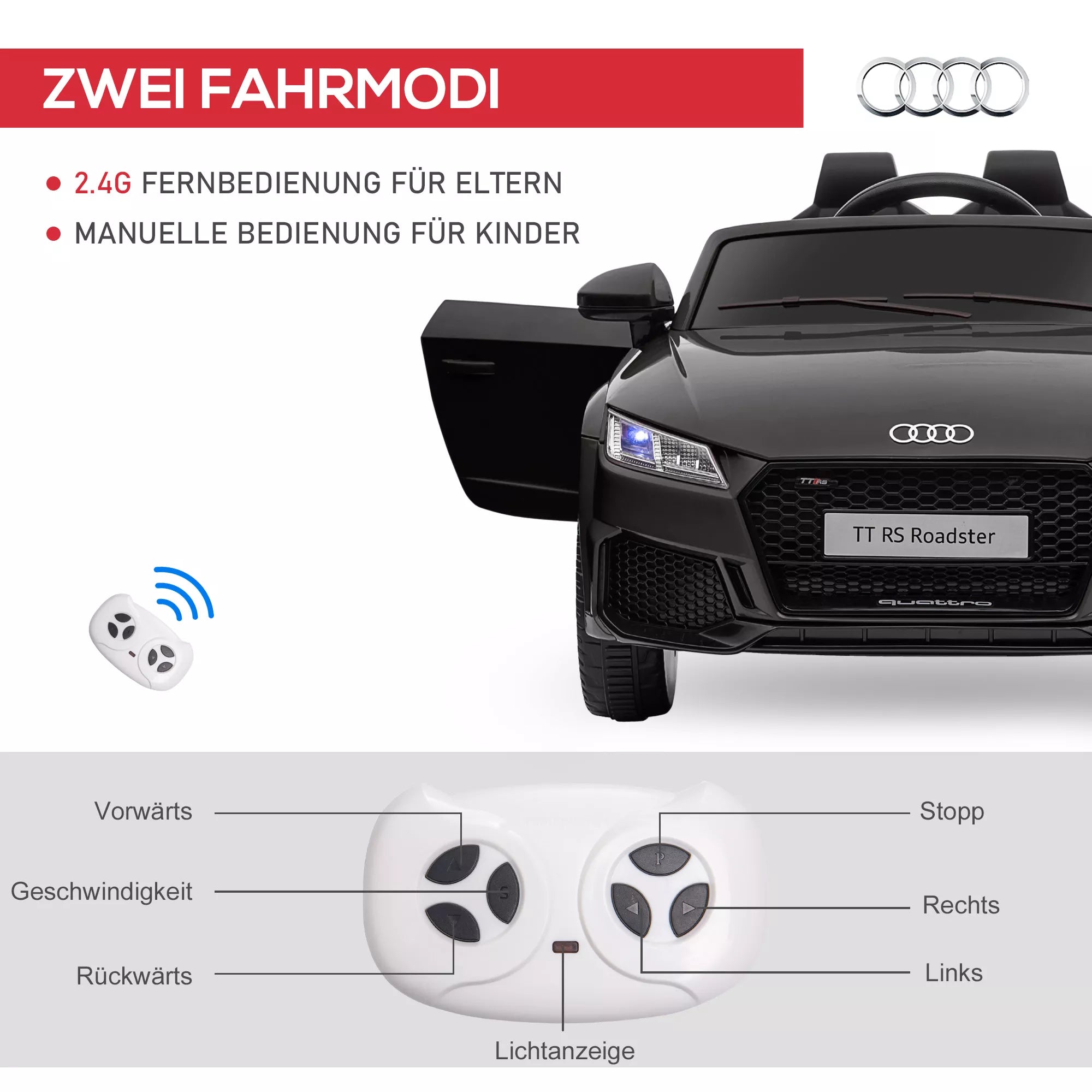 Schema su dviem vairavimo režimais ir nuotolinio valdymo pultu