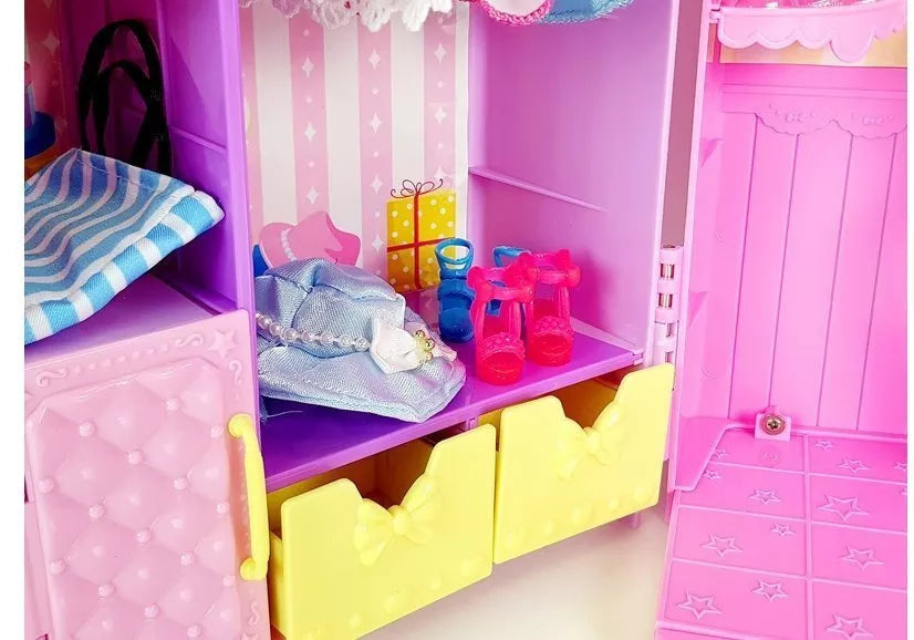 Lėlių žaidimų rinkinys persirengimo kambarys Leantoys, 3 metų+