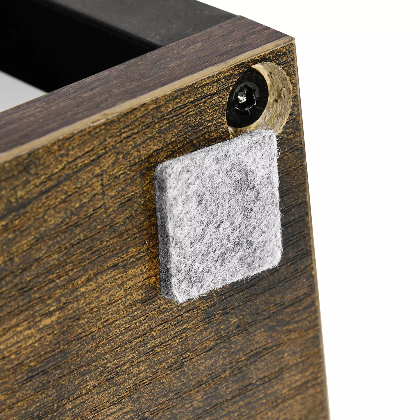 Gėlių stovas su 4 pakopomis, 40 cm x 40 cm x 81 cm, Rudas