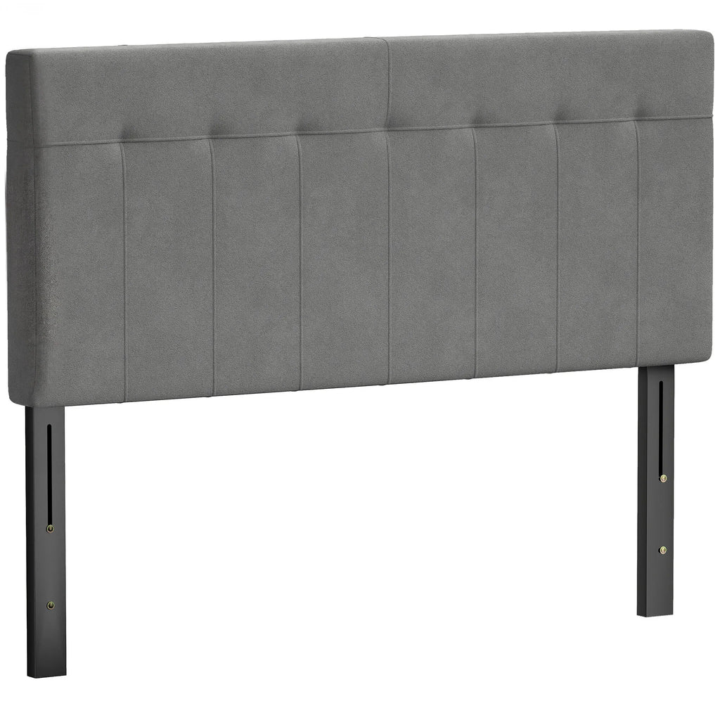 Lovos galvūgalis reguliuojamo aukščio 140 cm pilkas