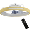 Lubinis ventiliatorius su šviestuvu, 49 cm, LED, 3 spalvų temperatūros
