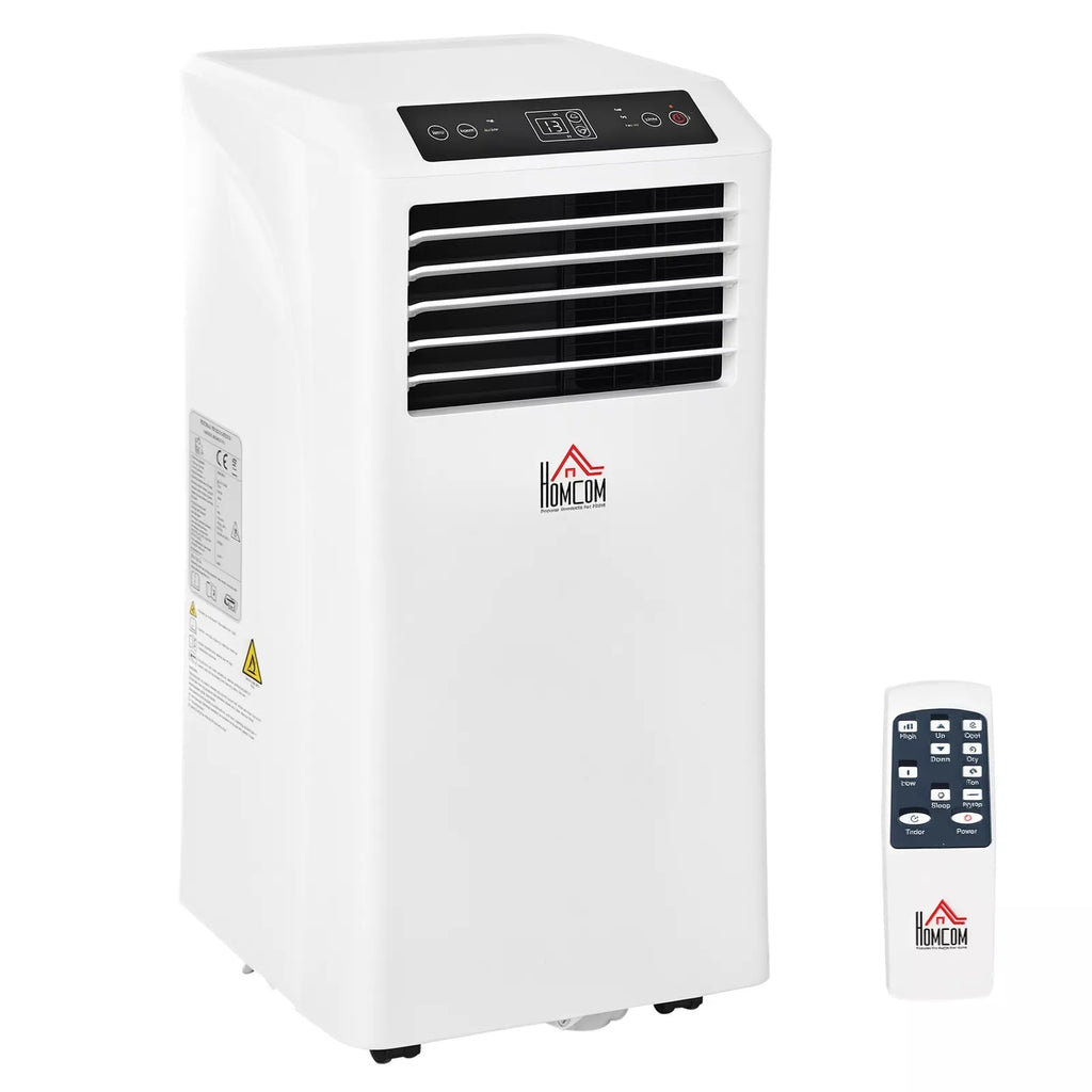 Mobilus oro kondicionierius 3-in-1, su nuotolinio valdymo pultu, 9K BTU, 24 val. laikmatis, ABS, baltas