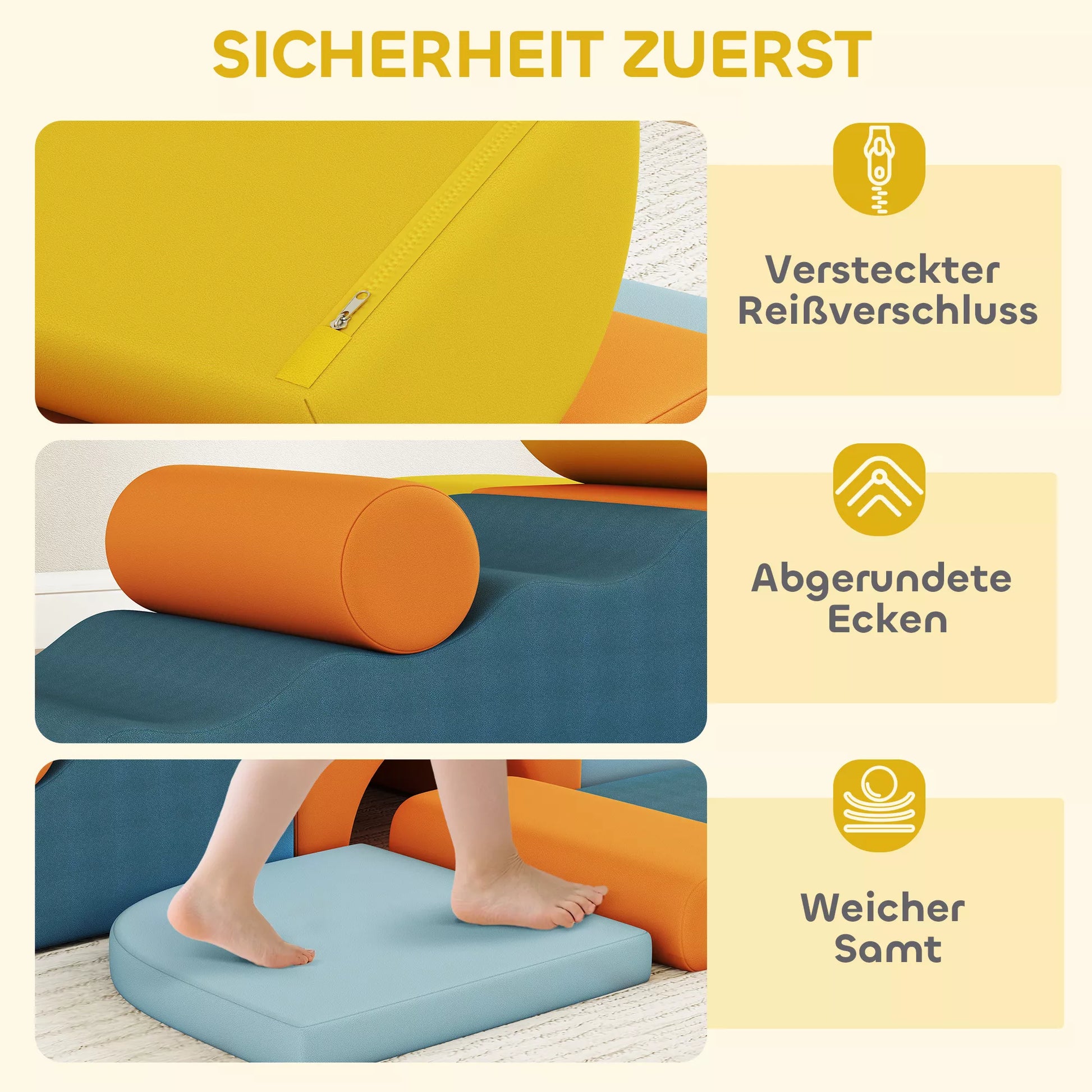 9 dalių minkštų blokelių rinkinys, minkšti blokeliai statyboms ir žaidimams, vidinis žaidimų rinkinys mažyliams, putplastis, spalvotas