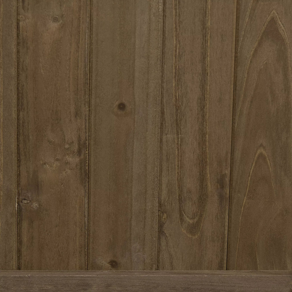 Pakelta lysvė vijokliniams augalams su grotelėmis ir stogeliu, 90x45x183 cm (ruda)