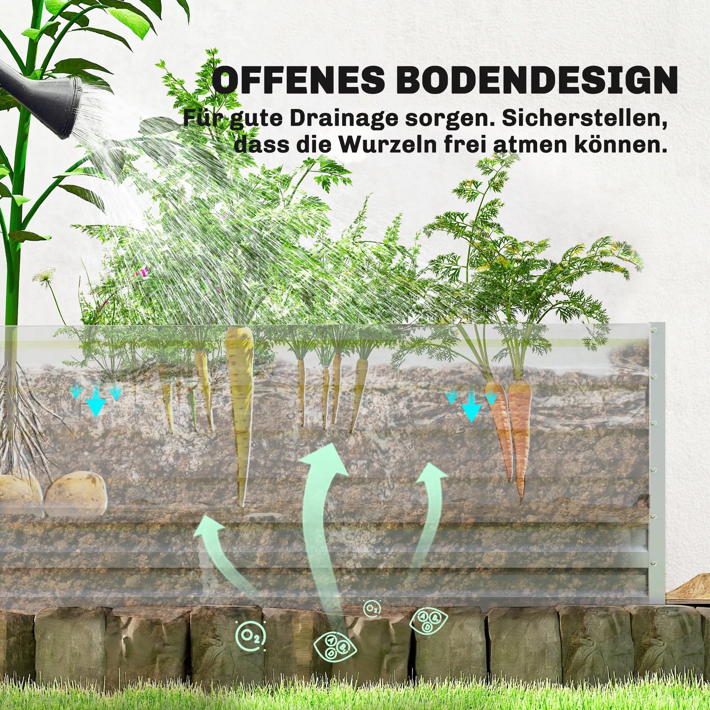 Pomidorų šiltnamis Plėvelinis šiltnamis su aukštu lysve Ritininiu vartu Langu Pasviru stogu 141 x 141 x 190 cm Balta