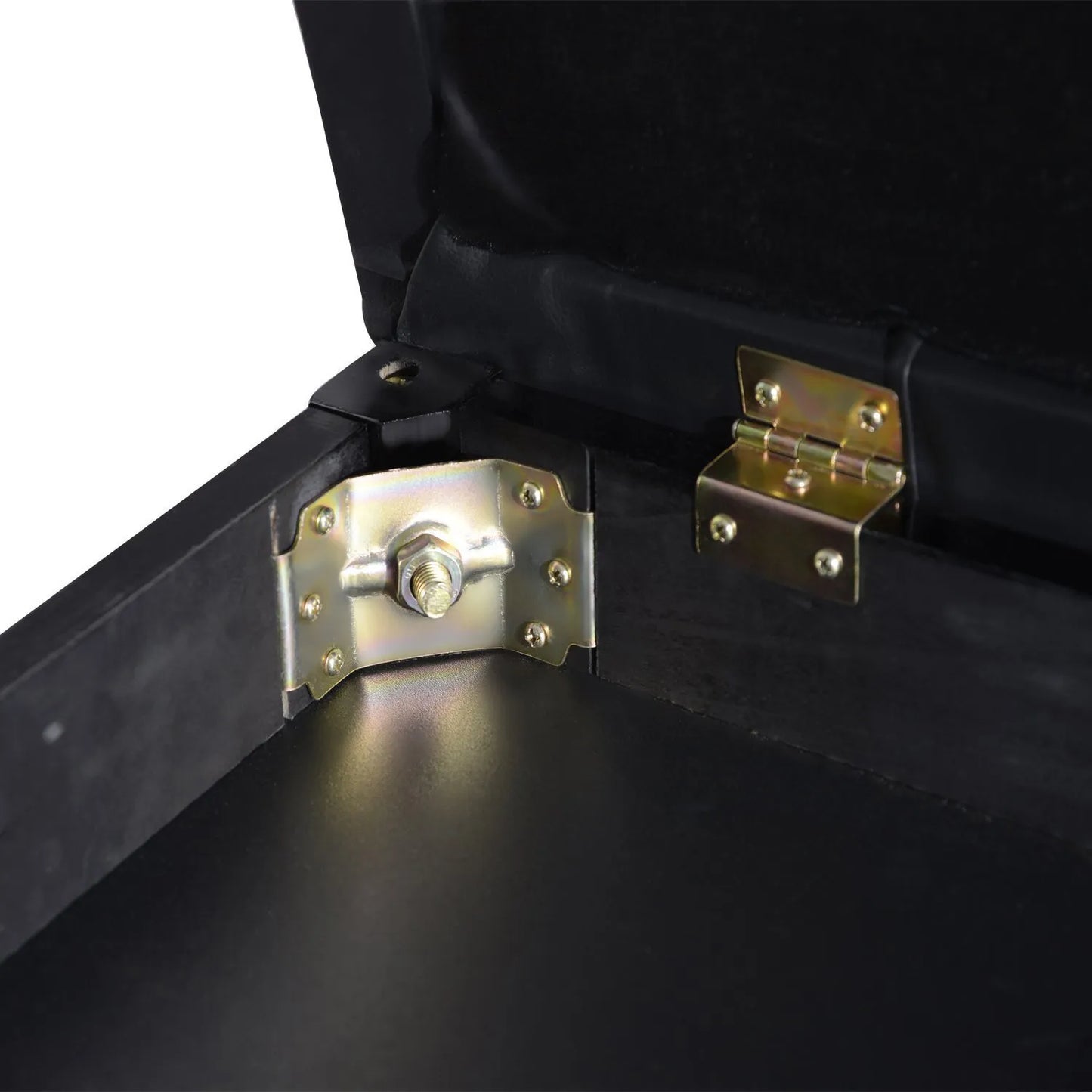 Pianino suolas su paslėpta daiktadėže, pianino kėdė su dirbtinės odos pagalvėle, fortepijono suolas, masyvmedžio klavišinių instrumentų suolas fortepijonui, klavišiniams, 76 x 36 x 50 cm, juodas