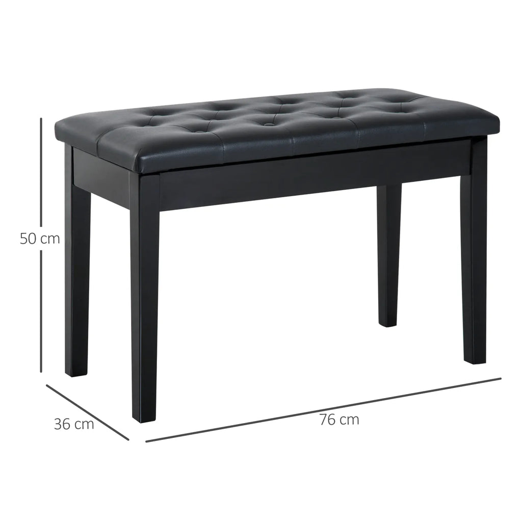 Schema su suoliuko matmenimis: ilgis 76 cm, plotis 36 cm, aukštis 50 cm