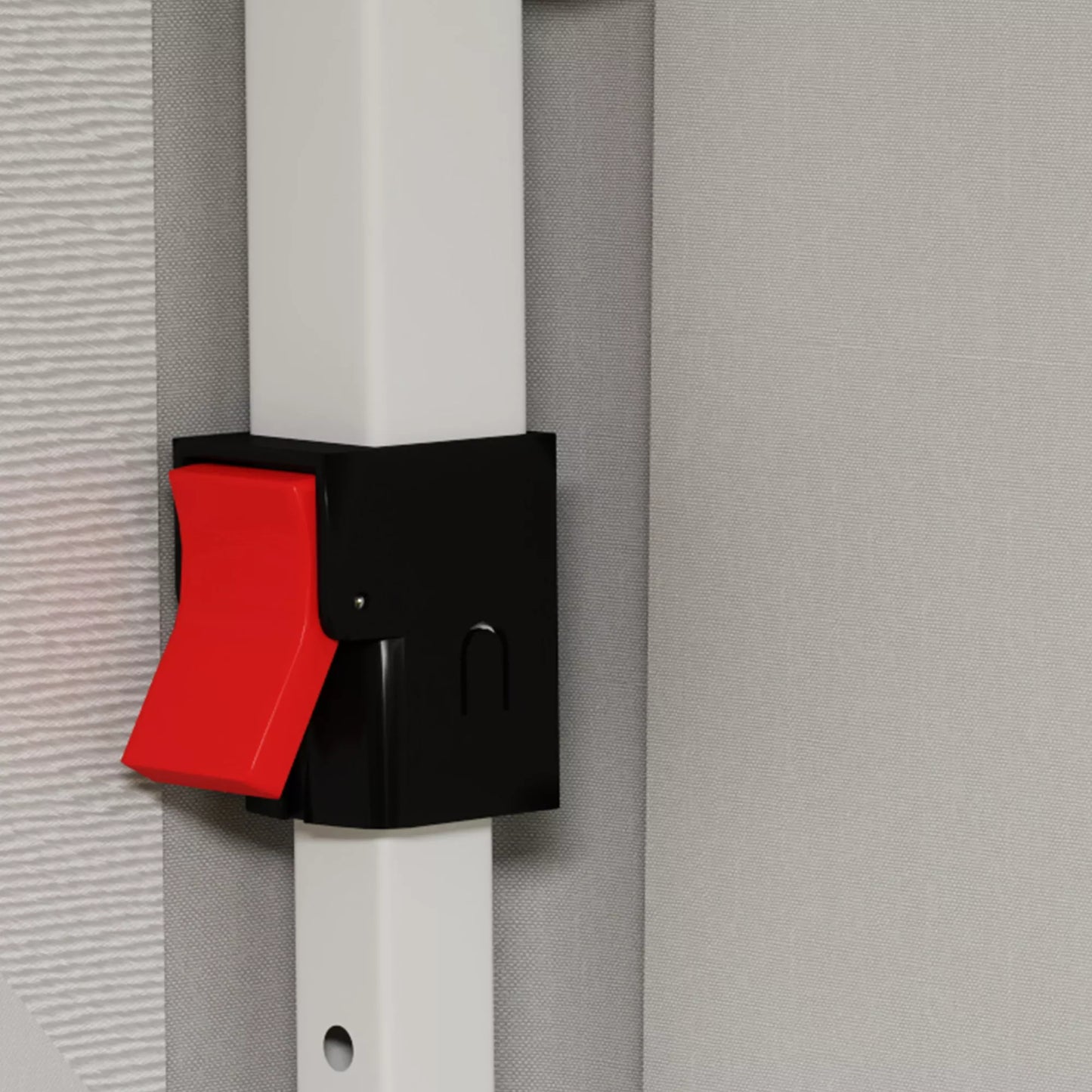 Surenkama pavėsinė-paviljonas, stabilus 6 dalių palapinės komplektas su langais ir užtrauktukais, plienas ir poliesteris, 6x3 m, balta