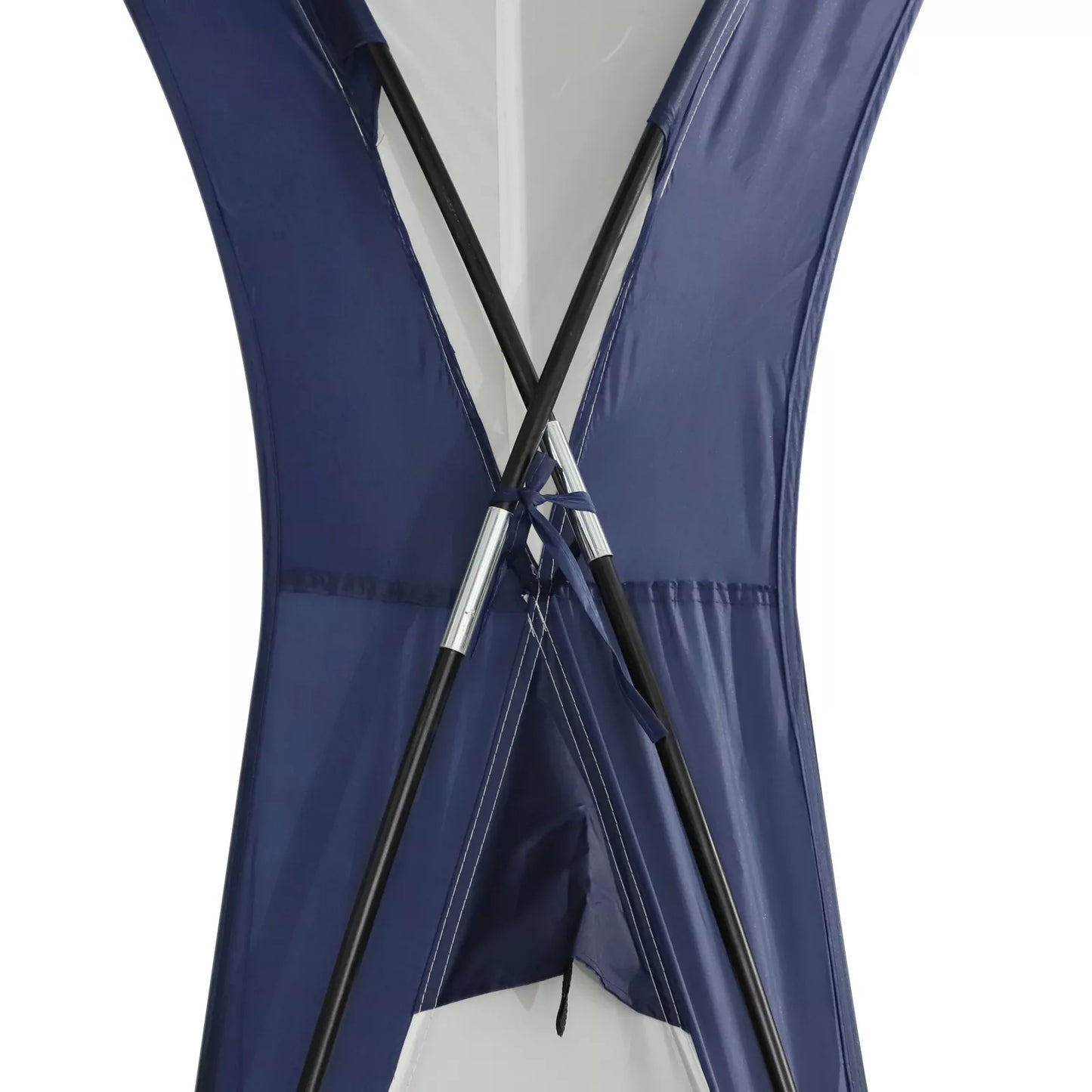 Kupolinė palapinė 6-8 žmonėms, pavėsinė, apsauga nuo saulės ir lengvo lietaus, 3,5 x 3,5 x 2,22 m, kreminės baltumo