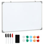 Magnetinė lenta Whiteboard, balta, 90x60 cm