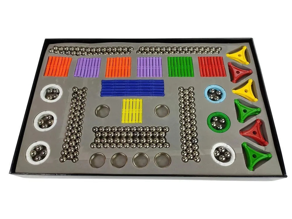 Magnetinis konstravimo rinkinys Magnet Plus, 560 dalių, lavinamasis, spalvotas