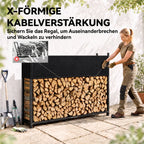Malkų stovas su 600D Oksfordo uždangalu, 202 × 25 × 113 cm, juodas