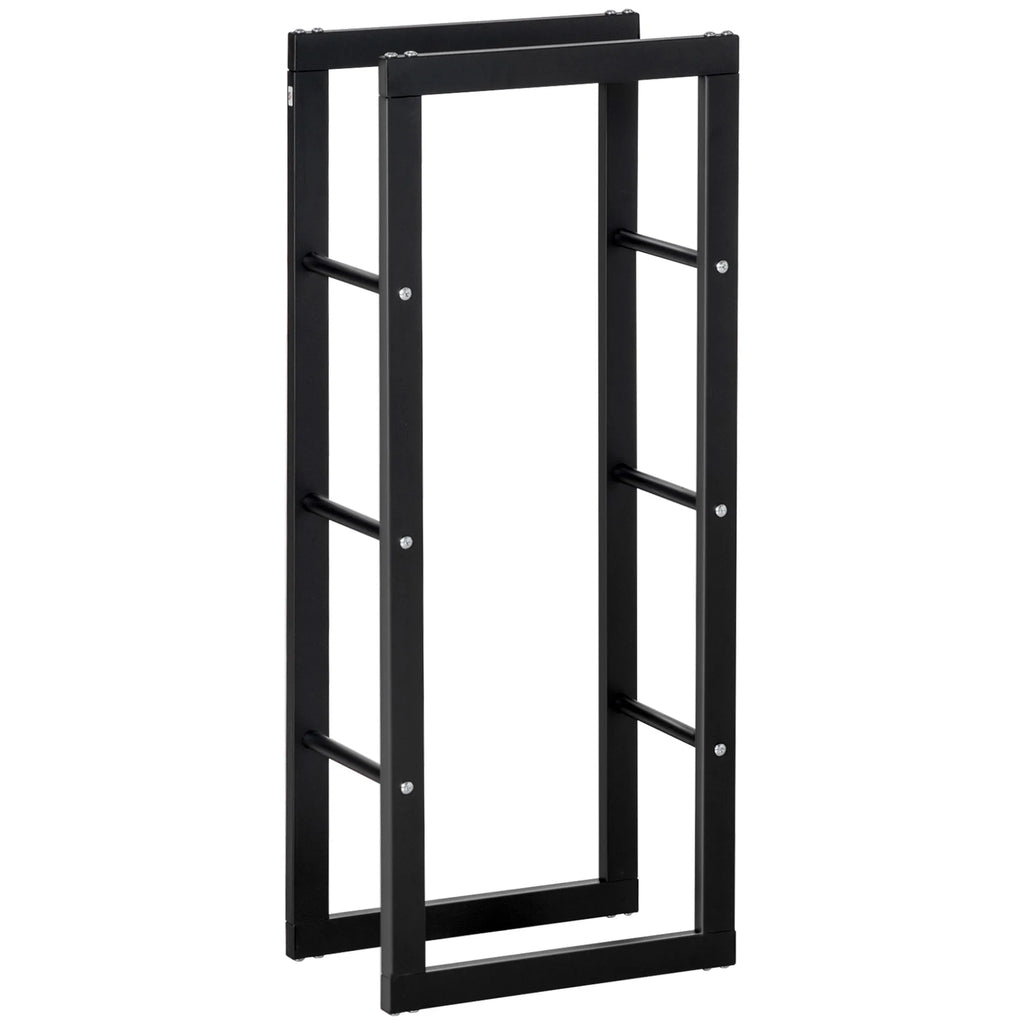 Malkų stovas su plieniniu rėmu, iki 100 kg, 40 × 25 × 100 cm, juodas