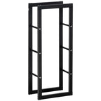 Malkų stovas su plieniniu rėmu, iki 100 kg, 40 × 25 × 100 cm, juodas