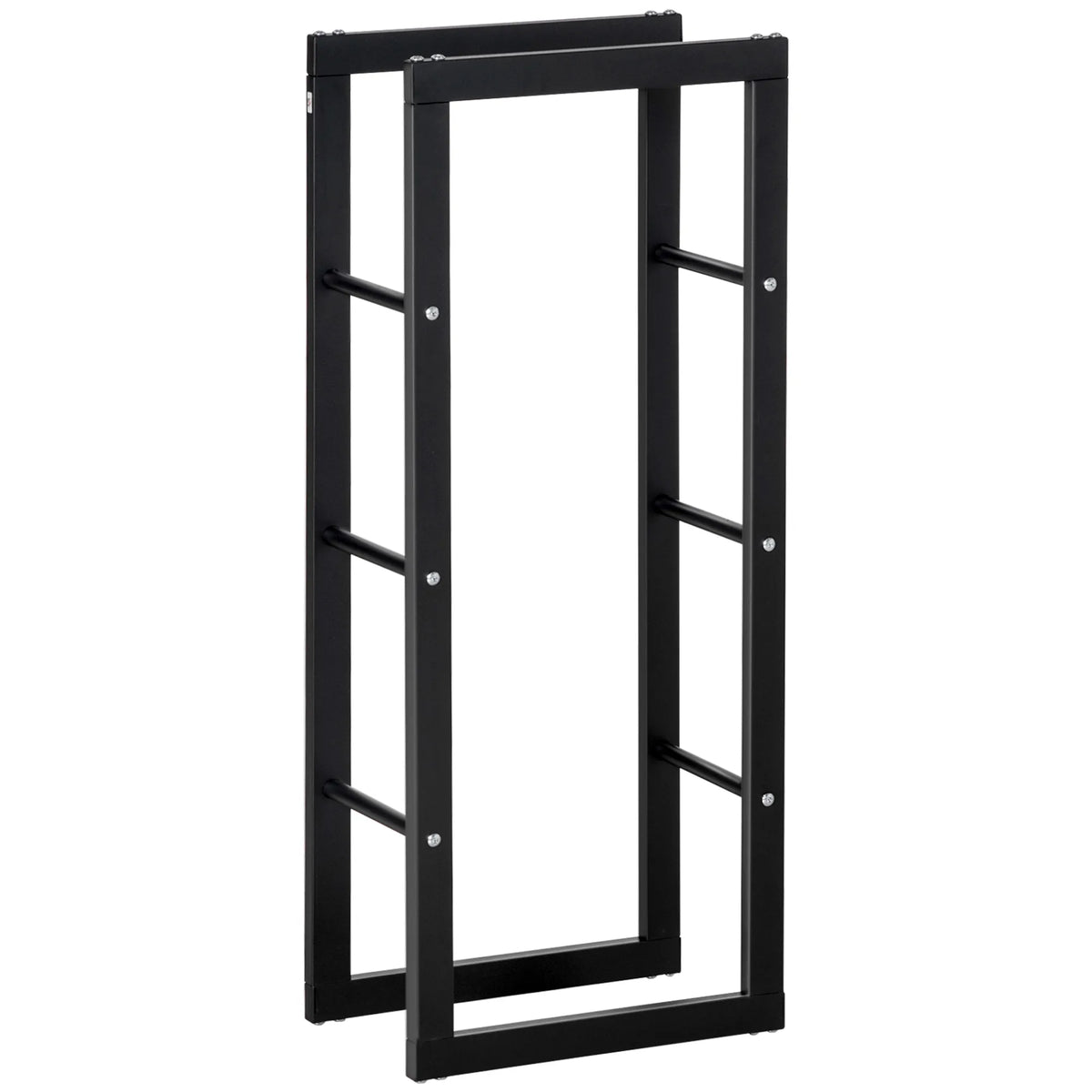 Malkų stovas su plieniniu rėmu, iki 100 kg, 40 × 25 × 100 cm, juodas