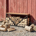 Malkų stovas su staliuku, 98 × 28 × 50 cm, juodas