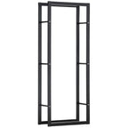Malkų stovas vidaus ir lauko naudojimui, metalinis, 60 × 25 × 150 cm, juodas