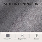 Pilko audinio faktūros detalė iš arti, imituojanti lininį pynimą