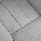 Massage Sessel, Bürostuhl, Gaming Stuhl, Polyester, Schaumstoff, Nylon, Grau, 66 x 63 x 107-115 cm