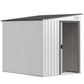Metalinis sodo sandėliukas 2,81 m², 154x206,5x181 cm, balta