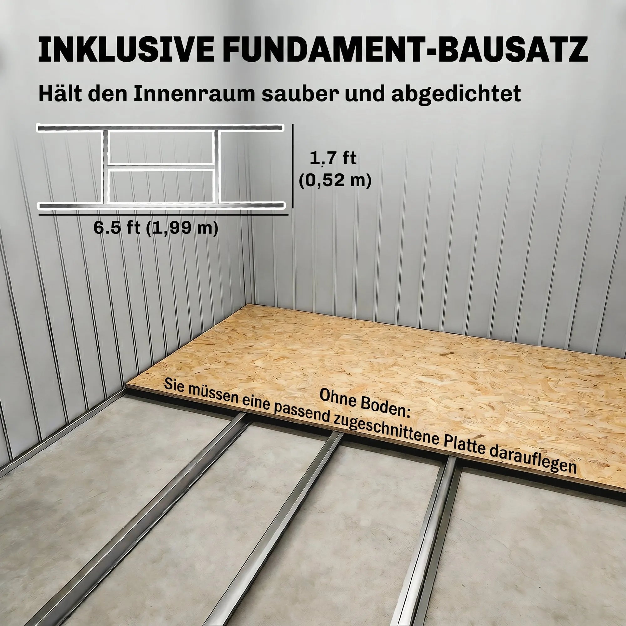 Metalinis sodo sandėliukas su stumdomomis durimis ir ventiliacijos langais 213x130x172 cm, tamsiai pilkas