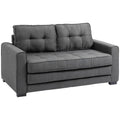 Miegamoji sofa su patalynės dėže, pilka, 147,5 x 75 x 85 cm